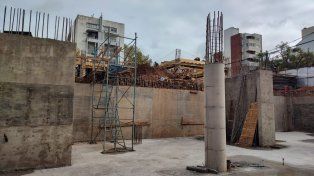 Avanza la construcción del nuevo edificio del Instituto Superior Nº8 Almirante Brown.