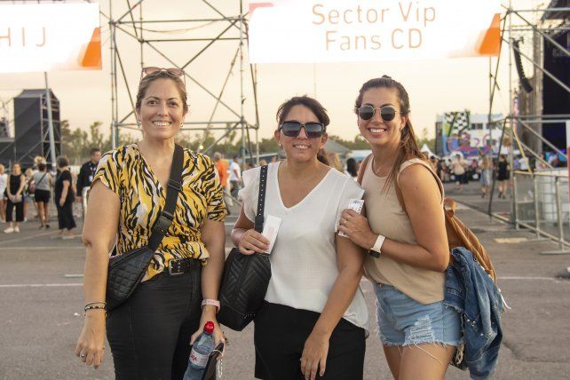 Nancy Funes, Valeria Arroyo y Melisa Cossia