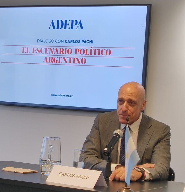 El periodista Carlos Pagni disertó este miércoles en el marco de la 190ª Junta de Directores de la Asociación de Entidades Periodísticas Argentinas (Adepa).