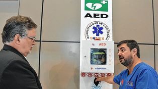 Se instalaron en distintos puntos de la ciudad y equiparán en otros lugares que haya mucha concurrencia de personas.