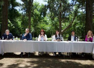 Cristina Kirchner, Sergio Massa y Axel Kicillof encabezaron un encuentro del PJ en Moreno