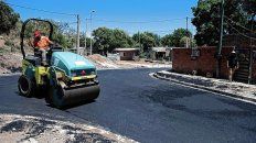 Programa de pavimentación en los Arenales y Toma Nueva