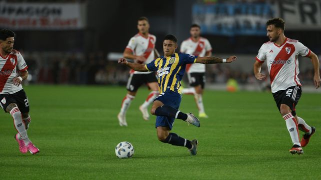 Lautaro Giaccone fue titular en el Central que visitó a River en el final de la Copa de la Liga pasada.