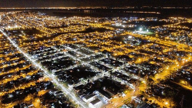 Paraná: iluminación LED para la vecinal Mariano Moreno