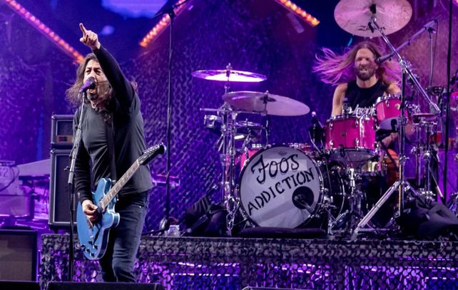 Dave Grohl y Taylow Hawkins