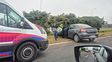 Violento choque en la autopista: una mujer despistó en medio de la niebla y terminó incrustada contra los árboles