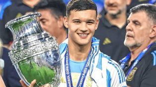 Valentín Carboni integró el plantel del Seleccionado Argentino que conquistó la Copa América 2024.