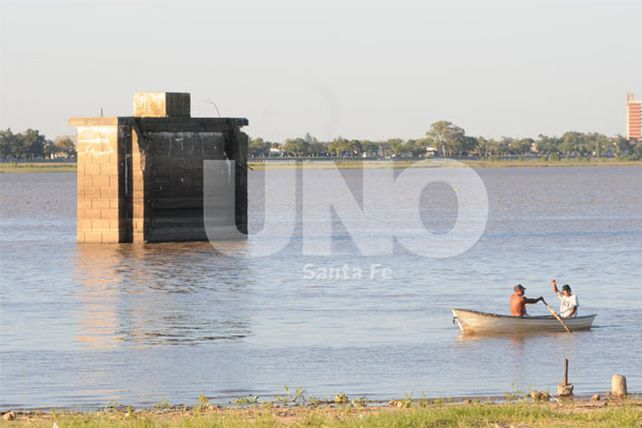 El río está casi dos metros por debajo de su nivel histórico