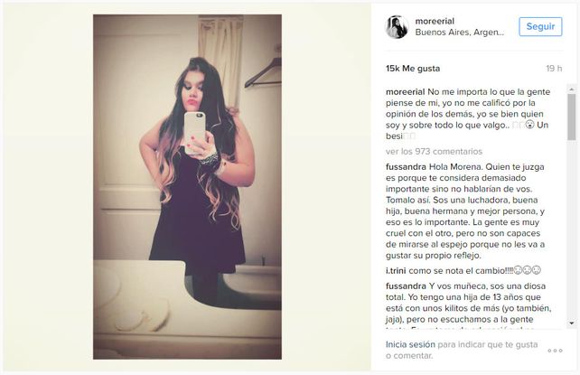 Foto: Instagram Morena Rial