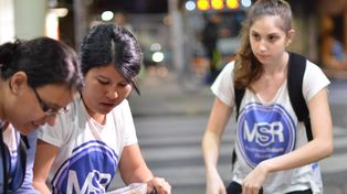 Militantes del Movimiento Solidario ultiman detalles ante la inminente llegada de las bajas temperaturas.&nbsp;