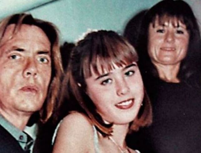 Foto de familia. Carlos Fraticelli y Graciela Dieser con Natalia Fraticelli