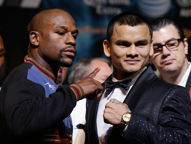 El santafesino Marcos René Chino Maidana ya disputa la pelea de su vida frente a Mayweather. EN VIVO