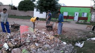 Bº Del Tránsito trabaja para mejorar el estado de las calles