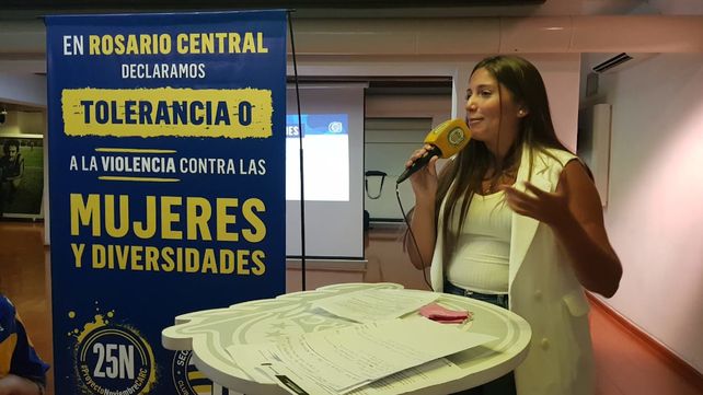 Camila Ferreyra, la responsable de la Secretaría de Género de Central.
