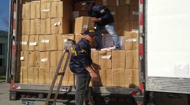 Contrabando: secuestraron camión y carga por $18.000.000