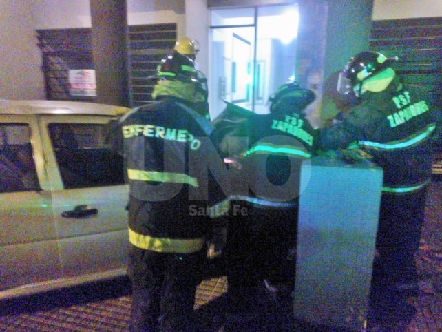 Espectacular triple choque en avenida Urquiza y Juan de Garay de Santa Fe