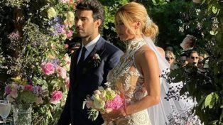 Nicole Neumann y Manu Urcera hicieron un anuncio en su boda