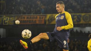 Marco Ruben será el centrodelantero en el partido ante Gimnasia. Tendrá como laderos a Giaccone y Campaz.