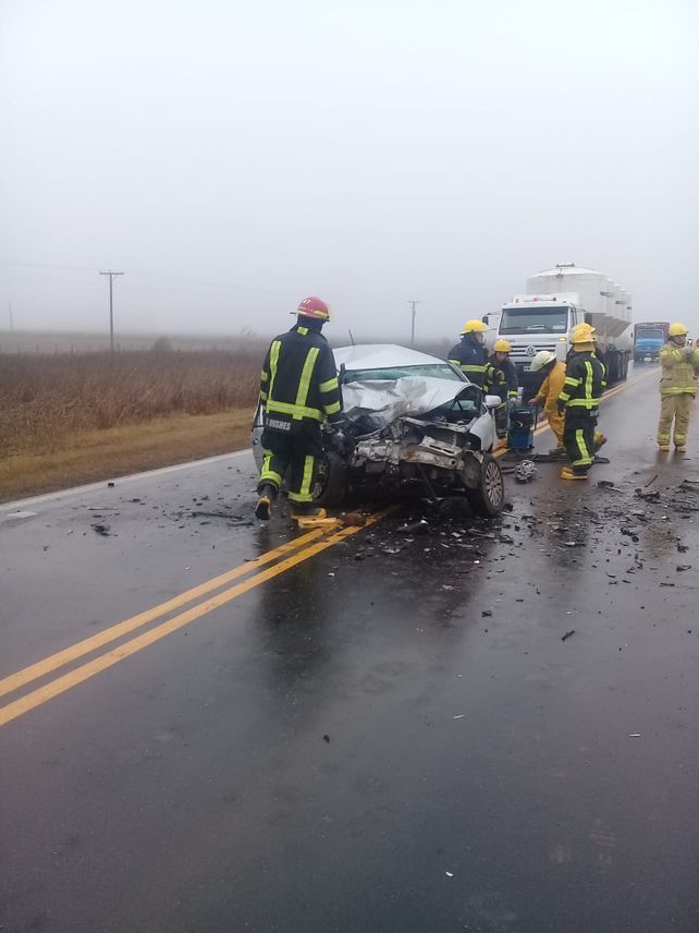 Un conductor muerto y otro herido en un choque automovilístico
