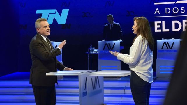 Agustín Rossi y Victoria Villarruel