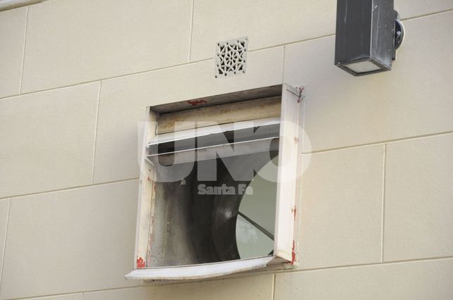 La fuga. El preso escapó tras meterse en un conducto de aire.&nbsp;