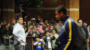Los hinchas y la previa del encuentro Colón-Boca