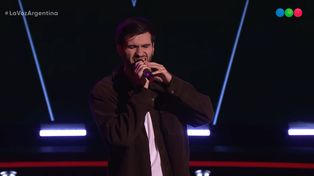 El joven bonaerense audicionó en La Voz Argentina