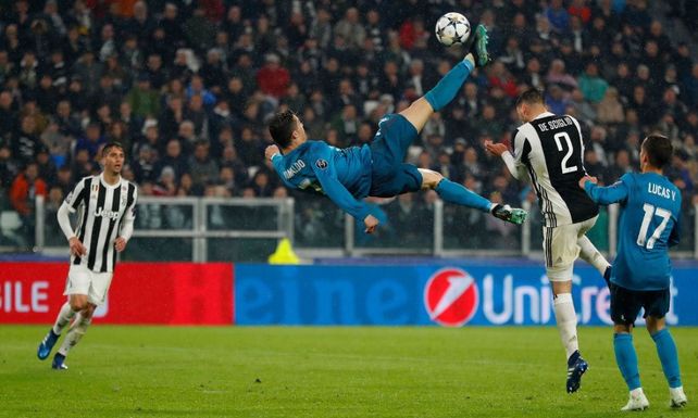 Real Madrid goleó a Juventus con una chilena memorable de Cristiano Ronaldo