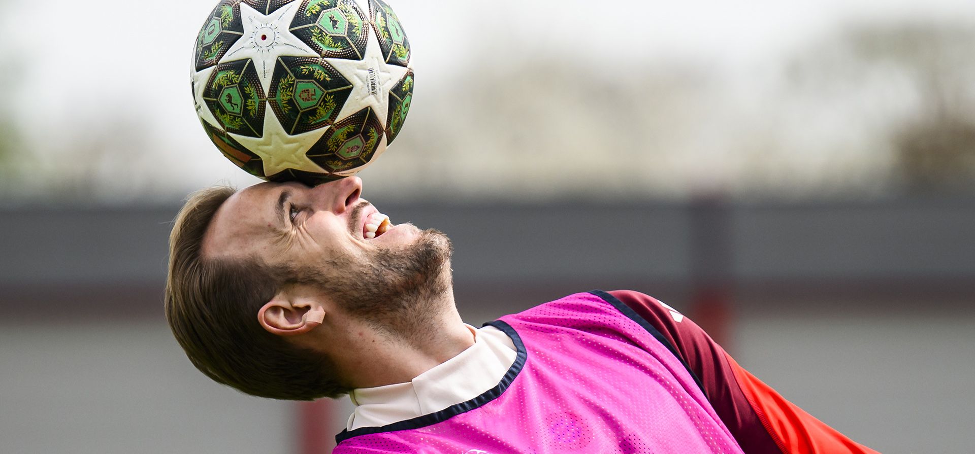 Harry Kane, del Bayern Múnich, entrena en Múnich, Alemania, el martes 15 de abril de 2025, antes del partido de la Champions League entre el Inter de Milán y el FC Bayern de Múnich. (Tom Weller/dpa vía AP) Harry Kane, del Bayern Múnich, entrena en Múnich, Alemania, el martes 15 de abril de 2025, antes del partido de la Champions League entre el Inter de Milán y el FC Bayern de Múnich. (Tom Weller/dpa vía AP)