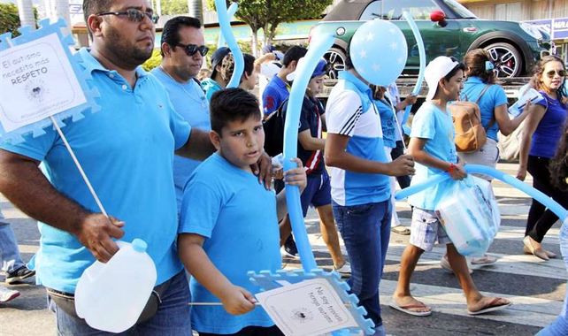Caminata Azul. Será el domingo
