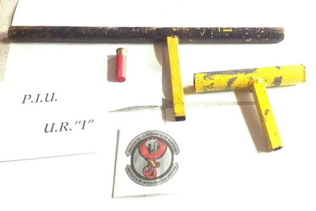 Secuestro de arma tumbera en Los Toncos