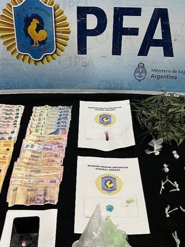 Paraná: desbarataron un punto de venta de drogas y detuvieron a un sospechoso