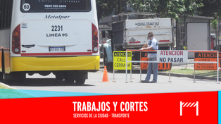 Desvíos de colectivos en la ciudad