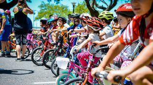 Los más chicos se preparan para el Giro al Parque