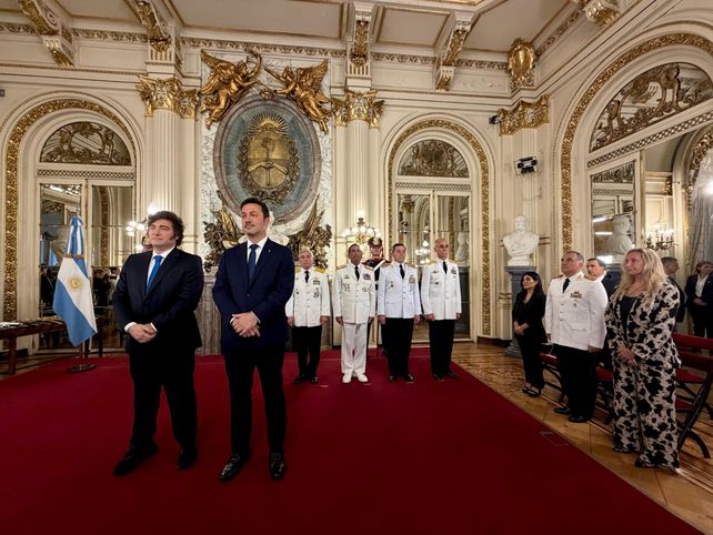 Javier Milei y Luis Petri