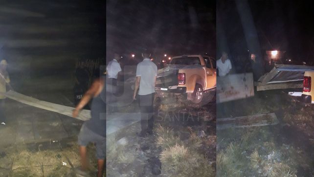 Desalojo en Playa Norte