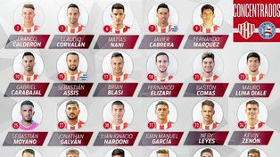 Los 23 jugadores de Unión elegidos por Azconzábal