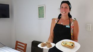 Julia Ortenzi prepara muffins de avena y calabaza rellena