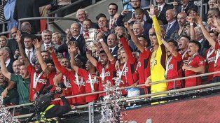 Manchester Unite superó a Manchester City y se quedó con la FA Cup.