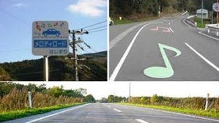 China construyó original carretera musical para viajar junto a bellas melodías