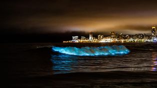 El sorprendente fenómeno de luces que pudo apreciarse en Vila Gesell, Cariló y Pinamar