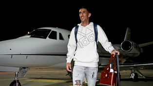 Di María llegó a Italia para sumarse a Juventus