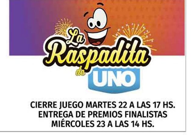 La Raspadita del UNO sigue entregando premios increíbles