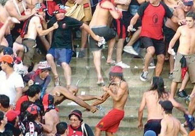 Barrabravas: el gas pimienta también está en Santa Fe