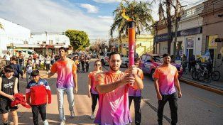 Gobernador Crespo y San Justo, protagonistas del recorrido de la Antorcha Suramericana