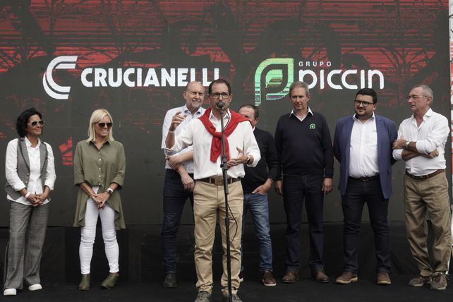 Gustavo Crucianelli presentó el acuerdo con el grupo Piccin durante la primera jornada de Agroactiva.