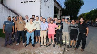 Emotiva despedida en el taller de ERSA para un trabajador histórico