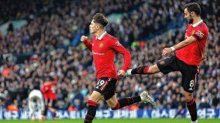 Con un gol de Garnacho