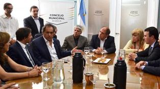 Los Concejales de la ciudad recibieron a Daniel Scioli