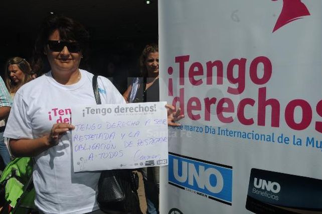 ¡Tengo Derechos!, la frase que se replicó en la peatonal